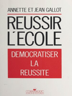 cover image of Réussir l'école